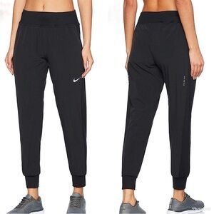 Nike Flex Essential Slim Fit Black Running Pant Joggers Size Small